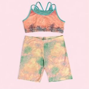 Activewear Set- Sports Bra and Biker Shorts